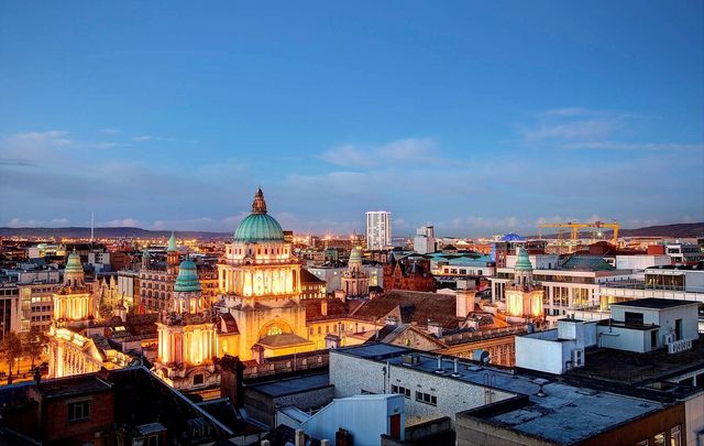 Belfast\'s skyline.