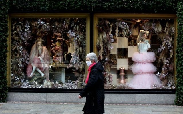 Non-essential retailers prepare to reopen in Dublin City. 