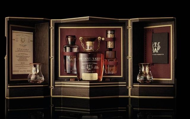 Devil\'s Keep was launched on Monday at €10,000 a bottle. 