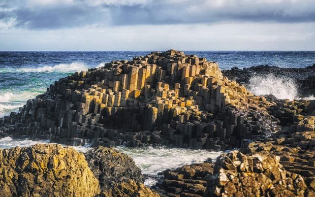 Giant\'s Causeway in Northern Ireland is associated with Irish folklore.