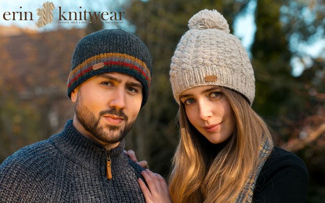 Erin Knitwear: Some of the wonderful hand-knit products and fleece-lined accessories from this Cork, family-run supplier. 