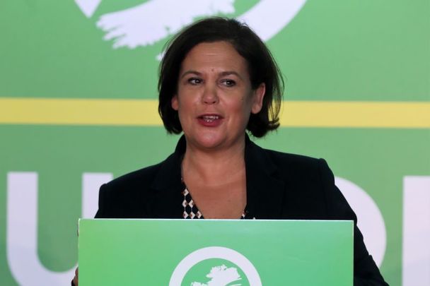 October 9, 2020: Sinn Féin President Mary Lou McDonald at the launch of their Alternative Budget 2021.
