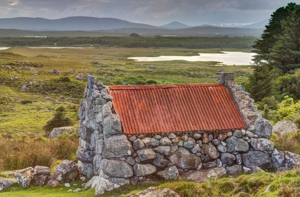 A rustic cottage in Spiddal, County Galway.