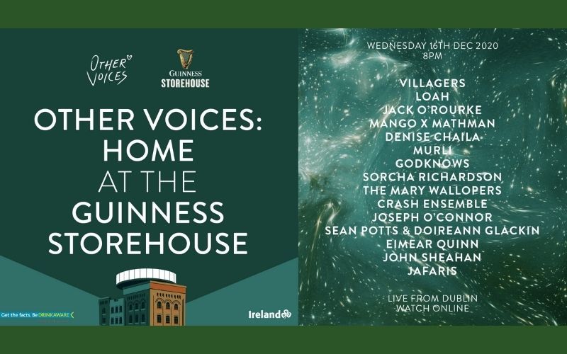 WATCH: Other Voices presents a Christmas concert from The Guinness Storehouse!