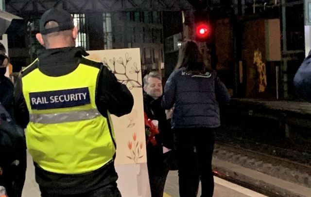 Train driver Paula Carbó Zea was treated to a surprise proposal by her boyfriend Conor O\'Sullivan at Pearse Station in Dublin.