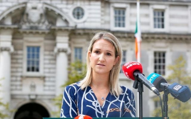 Minister for Justice Helen McEntee made recommendations for a series of laws that would outlaw hate speech on Thursday. 