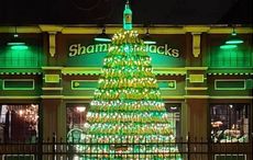 When the world fell in love with NY Irish pub’s whiskey bottle Christmas tree