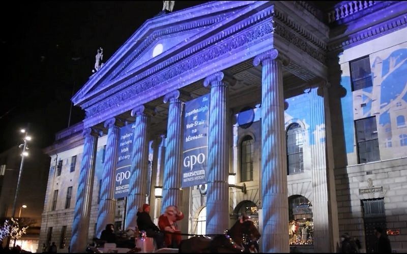 Dublin's Winter Lights displays streamed online through Jan 1