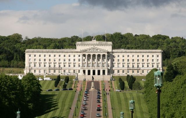 The Parliament Building in Stormont, Northern Ireland.