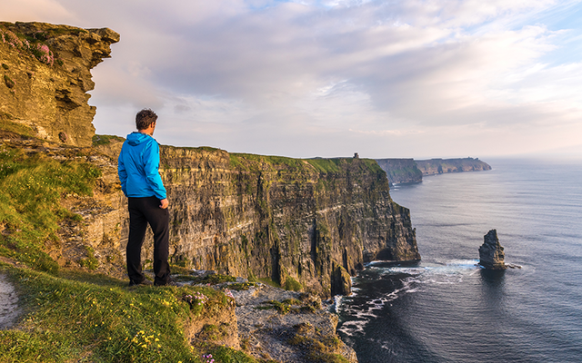 The Cliffs of Moher, in County Clare.