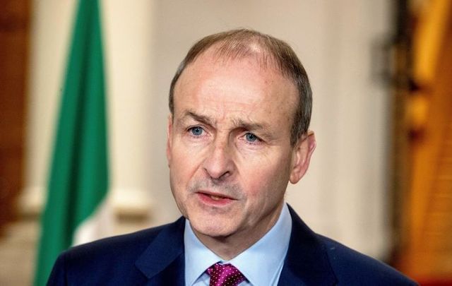 Taoiseach Micheál Martin announces that the country will be moving to full-scale Level 5 restrictions.