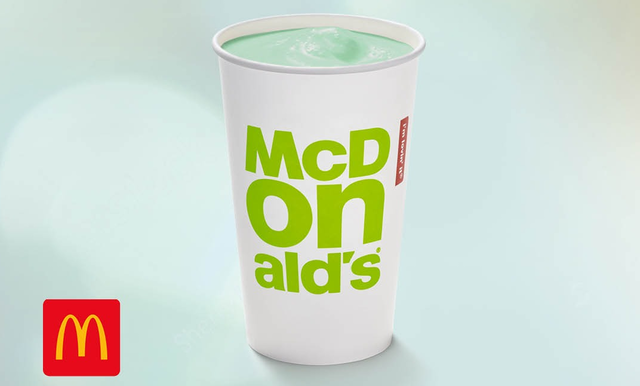 McDonald\'s Ireland launched the Shamrock Shake in January this year! 