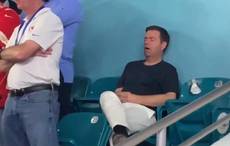 Irishman caught napping at Super Bowl in viral video was Clinton friend Declan Kelly