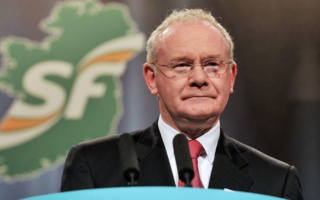 Former Sinn Féin leader and IRA commander Martin McGuinness.