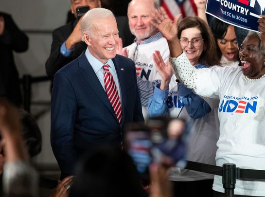 Democratic presidential hopeful Joe Biden.