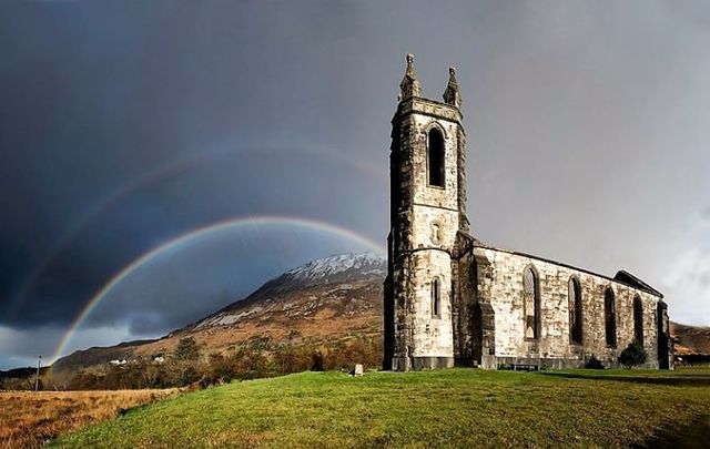The Old Church of Dunlewey in Co Donegal