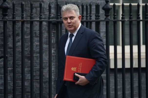 Brandon Lewis was named Secretary of State for Northern Ireland during Boris Johnson\'s cabinet reshuffle on Thursday. 