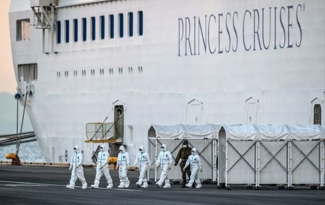 Two passengers with Irish passports have tested positive for coronavirus aboard the quarantined Diamond Princess cruise ship.