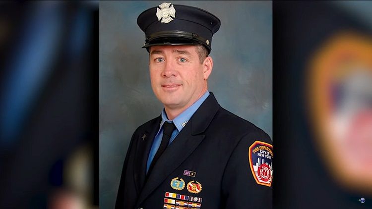 Irish American firefighter hero joins his brother who died on 9/11