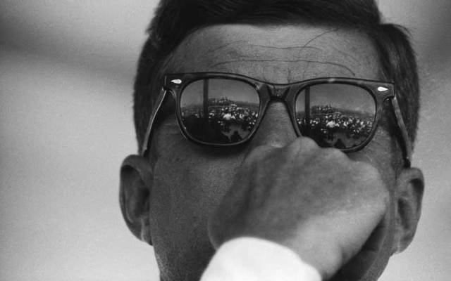 This photo of President John F Kennedy, taken in 1962 by photographer Michael Ochs, was the inspiration behind Bon Jovi’s “2020” album cover.