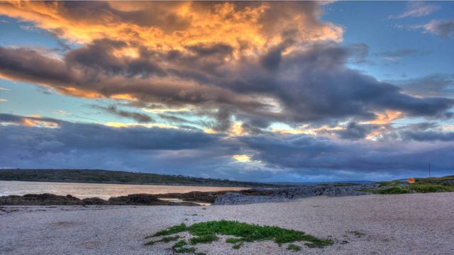 The Coral Strand, in Carraroe, County Galway. 