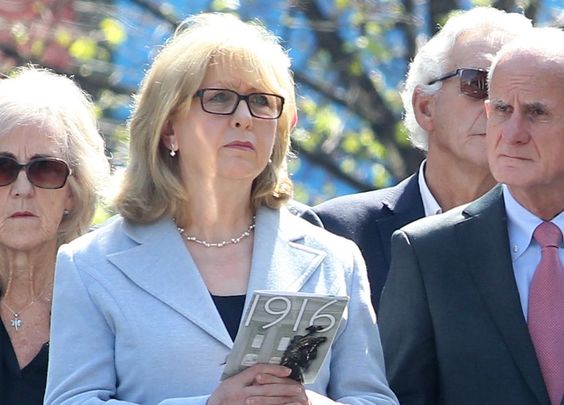 Former President Mary McAleese, pictured here in 2016, is demanding answers from The Vatican after the Jean Vanier - L\'Arche scandal.