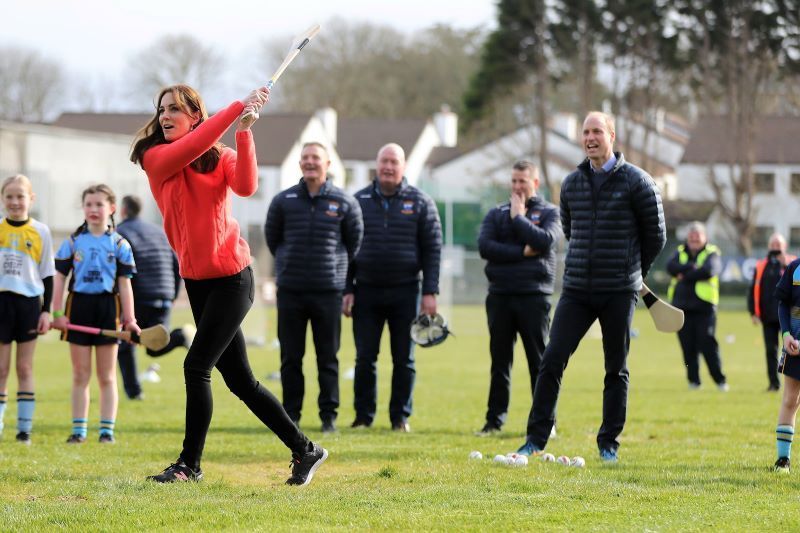 William and Kate visit Galway GAA pitch on final day of Irish visit