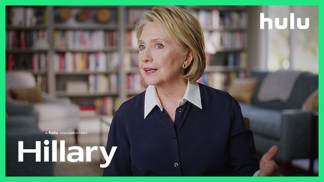 A still from \"Hillary\", a Hulu documentary on Hillary Clinton. 