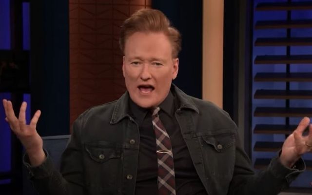Conan O\'Brien said, \"What better face to put on the Guinness brand than this fat Irish head right here?\"