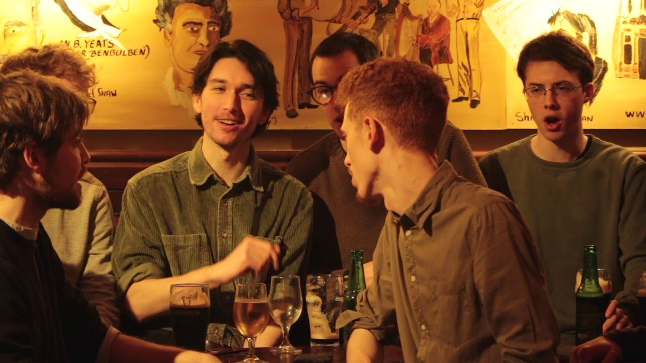 WATCH: A rousing rendition of "The Rocky Road to Dublin" in an Irish pub