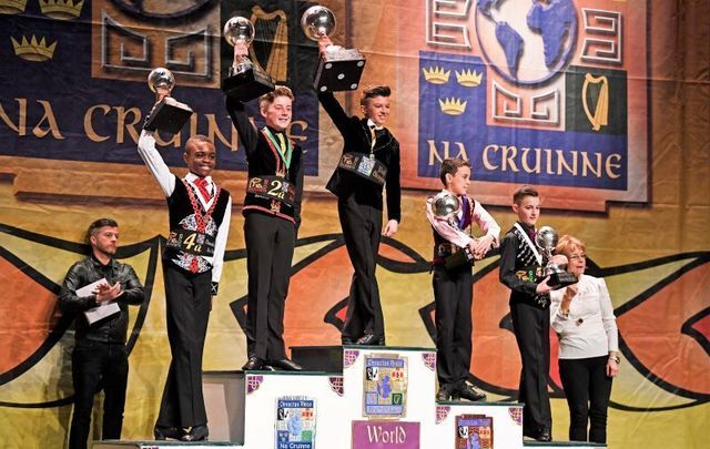 Competitors at the 2018 CLRG World Irish Dancing Championships in Glasgow, Scotland.