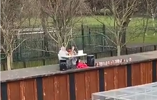 WATCH: Dubliners get creative with "balcony bingo" during shutdown