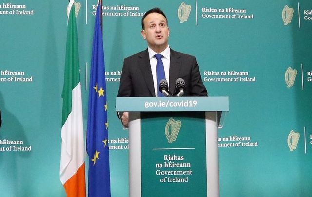 Caretaker Taoiseach Leo Varadkar announced new restrictions on March 27, 2020.
