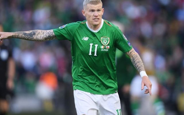 James McClean has been docked two weeks\' wages for the post.