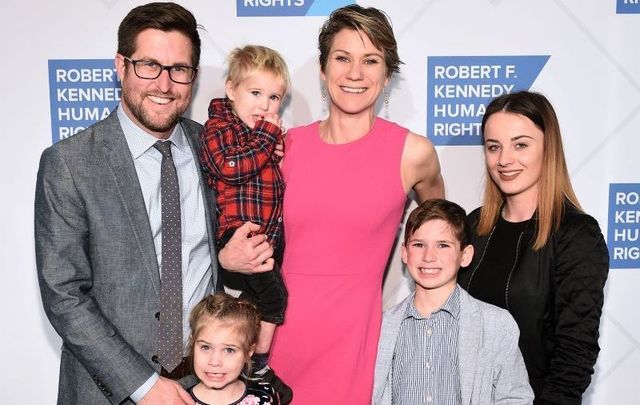 David McKean, Maeve Kennedy Townsend Mckean and family attend the Robert F. Kennedy Human Rights Hosts 2019 Ripple Of Hope Gala & Auction In NYC on December 12, 2019 in NYC.
