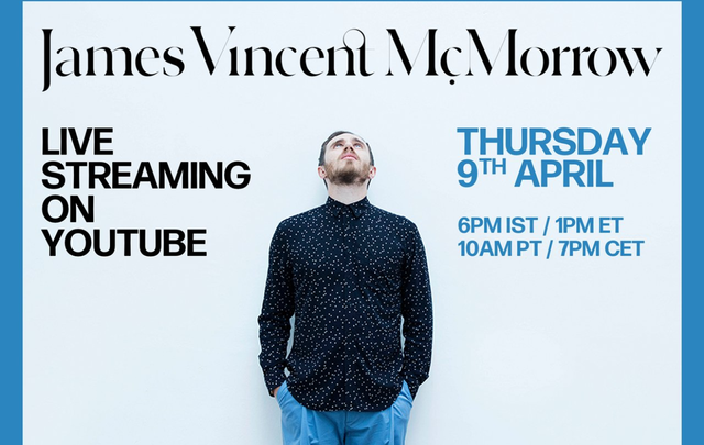 James Vincent McMorrow streamed his debut album on YouTube!