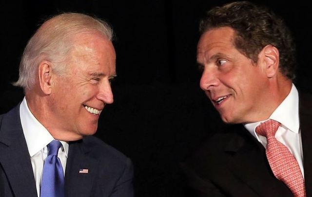 VP Joe Biden and NY Governor Andrew Cuomo at an event in July 2015.