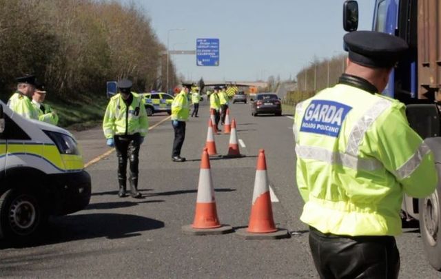 Gardai taking part in Operation Fanacht ahead of Easter weekend.