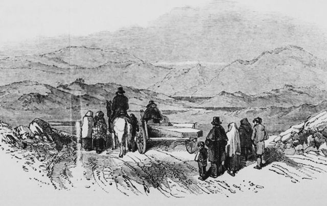 Burying the Great Hunger dead. The terrible reality of 1847.