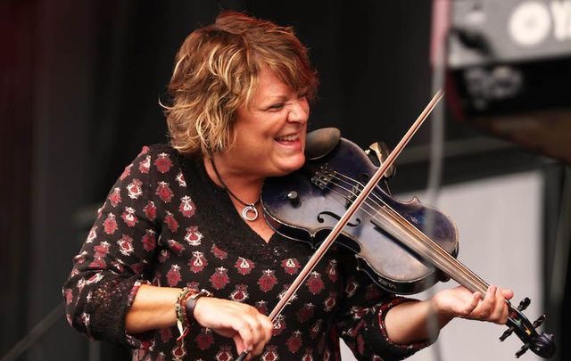 Eileen Ivers, a nine-time All Ireland Champion fiddler and Grammy award winner, performed via ive stream on Thursday, April 16. 