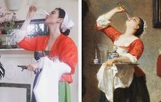 Irish stylist brings famous art pieces to life during lockdown