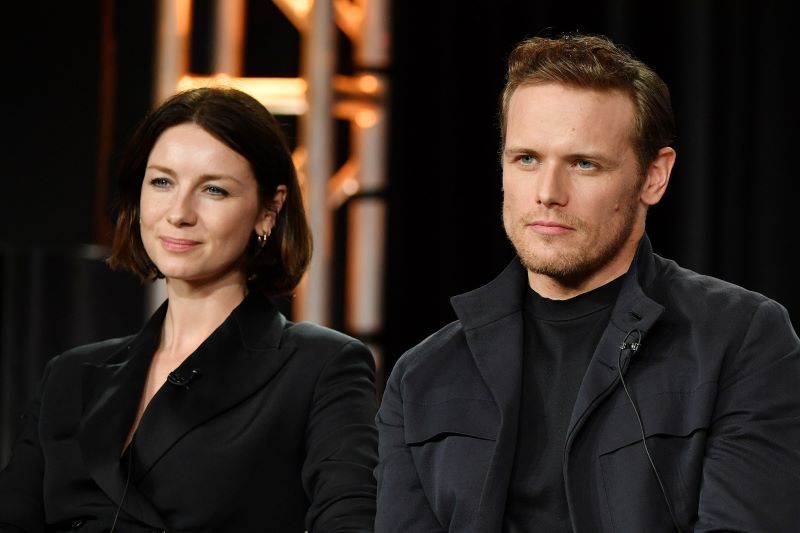 Caitríona Balfe sticks up for "Outlander" costar Sam Heughan over online abuse