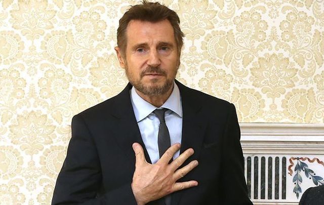 Liam Neeson praised staff at his local New Milford Hospital.