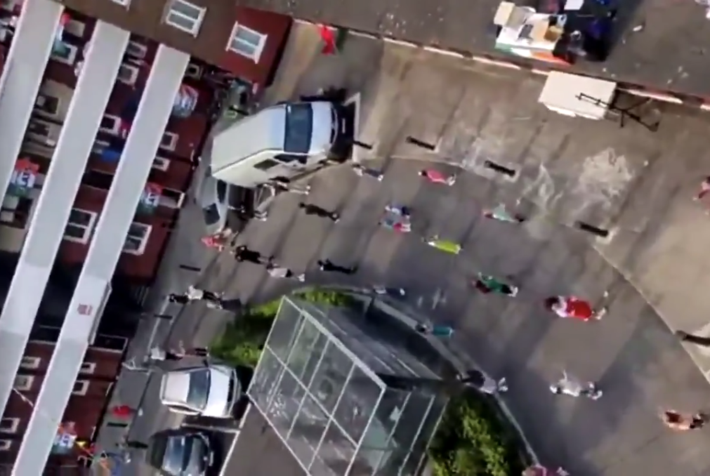 WATCH: Dublin neighborhood dances to classic 90s tune while social distancing