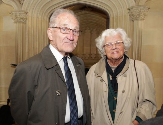 Dr. Tiede Herrema and his wife Elisabeth Herrema.