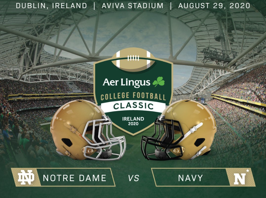 Dublin's Navy v Notre Dame game in question due to COVID19