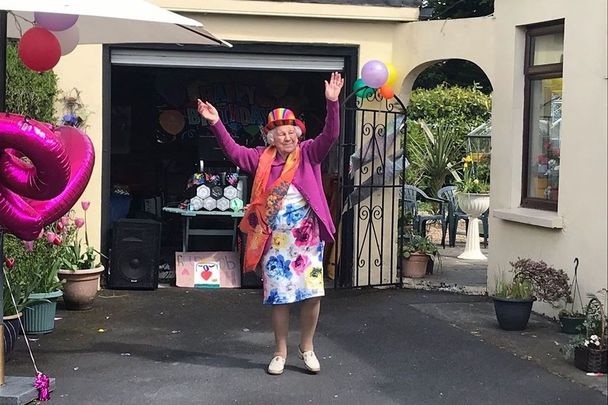 Kathleen Lynch has raised thousands for charity with a dance-a-thon in celebration of her 90th birthday.