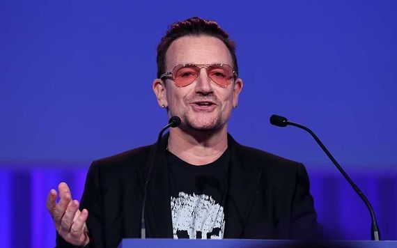 Bono says Matt Damon "showing confidence" in Ireland