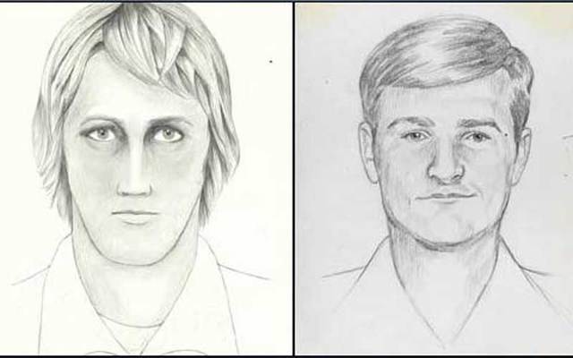 Police sketches from the FBI of the East Area Rapist, later nicknamed The Golden State Killer.