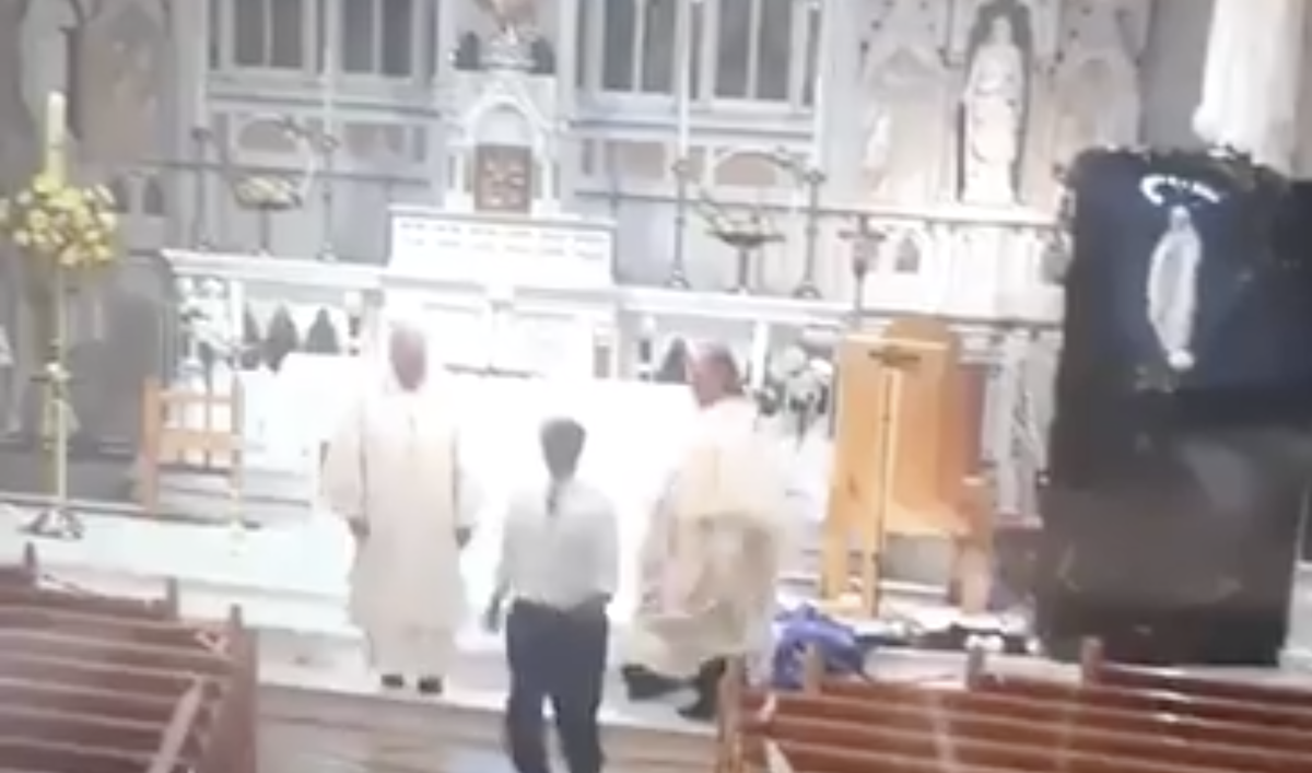 Armagh priest shows off Irish dance skills in webcam mass